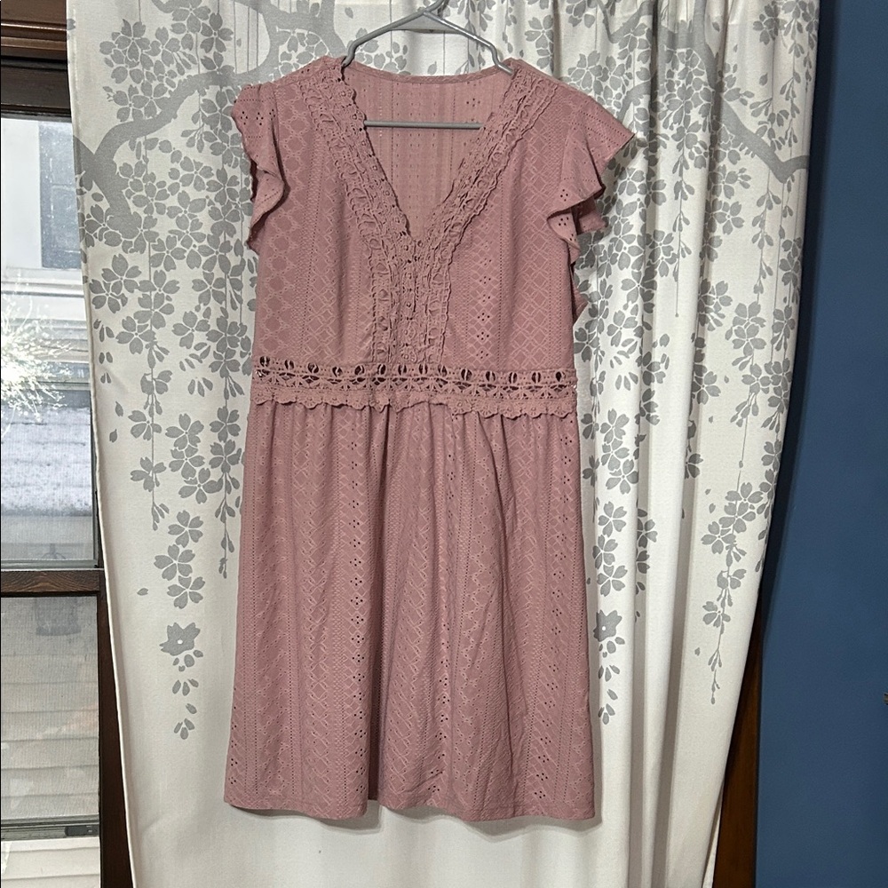 Pink Lace Women’s Dress